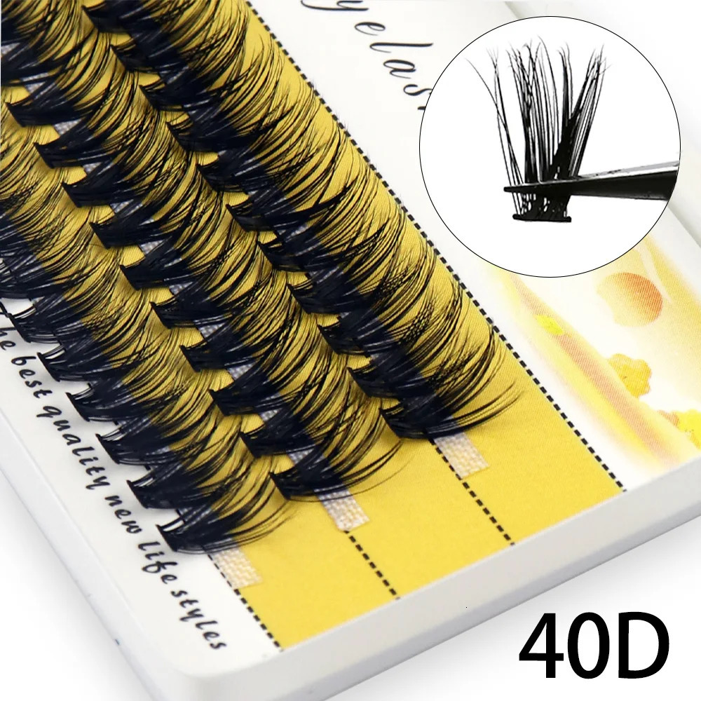 20D30D Mink Eyelashes 1 Box60 Bundles Natural Eyelash 3D Russia Individual Cluster Makeup Tools Lashes Cilia 250714