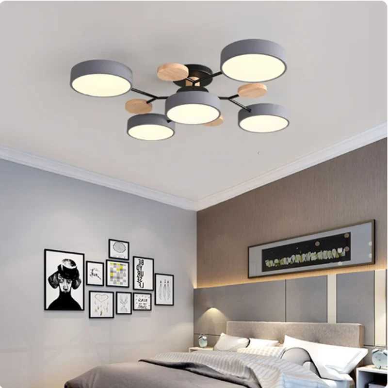 Modern LED Chandelier Lighting for Pendant Lamp Living Room Bedroom Study Home Decoration Indoor Lighting AC220V XJ250725