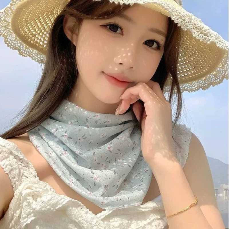 Summer Full Face Sunscreen Mask for Women Driving and Cycling UV Resistant Scarf Face Mask Neck Protector Neck Cover Z250725