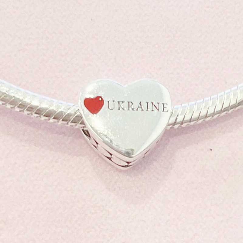 925 Silver DIY Women Jewelry National Flag Dangle Charm Bead Fit Pendant Charms Bracelet Trinket Accessories XJ250726