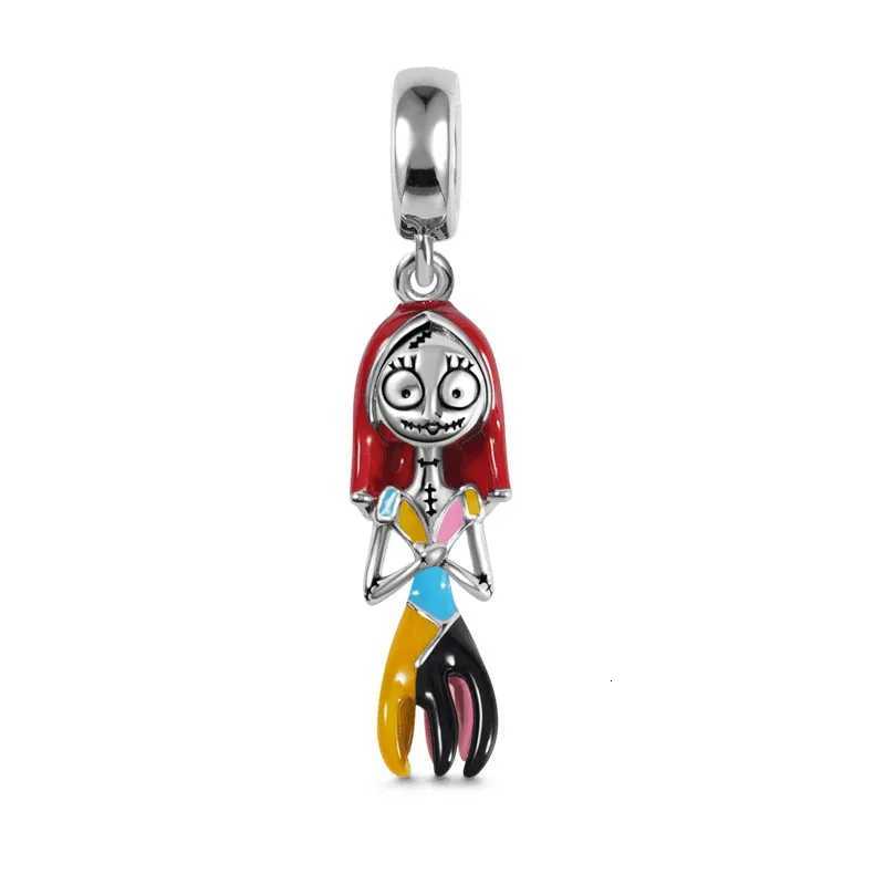 MINISO Hot Sale DIY Making Skull Sally Skull Jack Skull Dangle Charm Bead Fit Original Silver 925 Bracelet Jewelry XJ250726