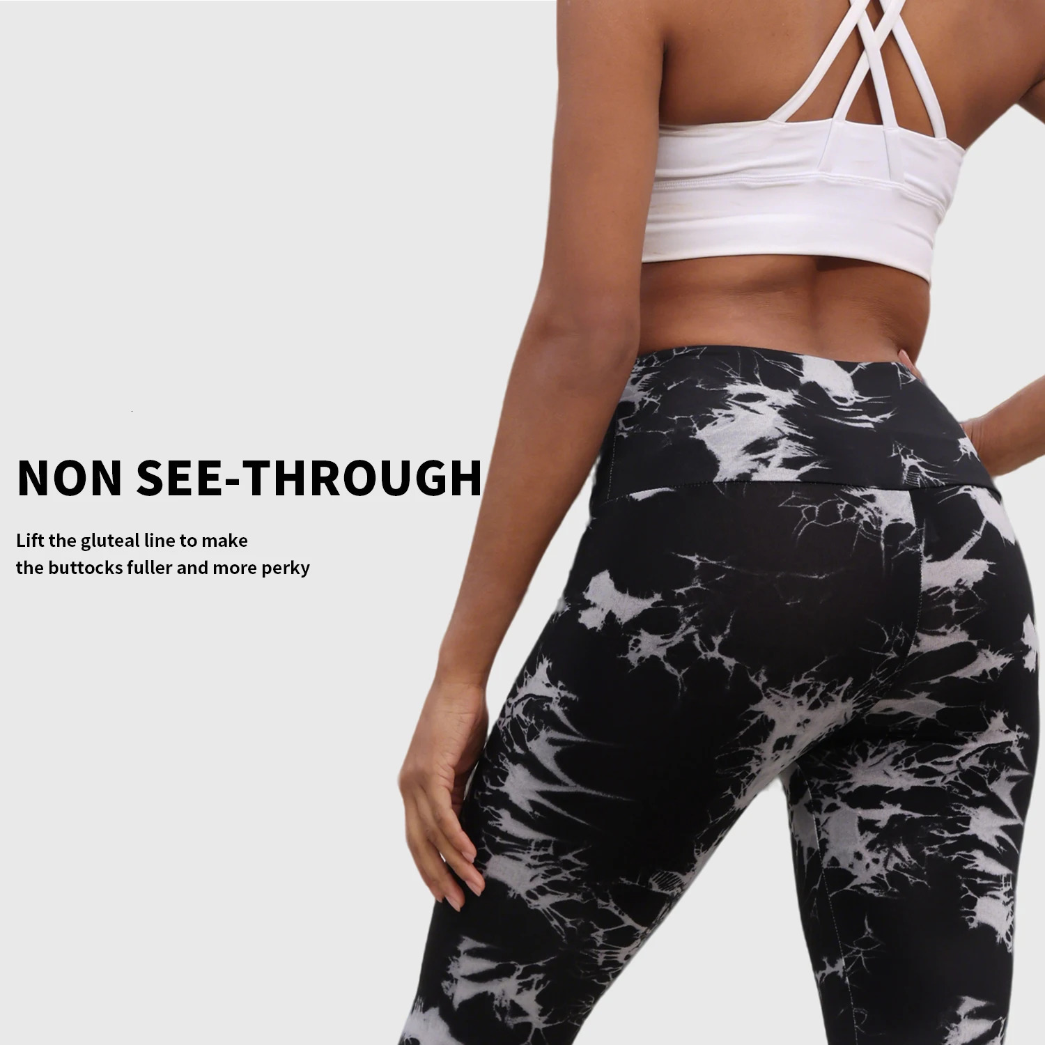 Womens High Waisted Pants Super Soft Tummy Control No See Through Workout Yoga Running Athletic Push Up Gym Leggings y250725