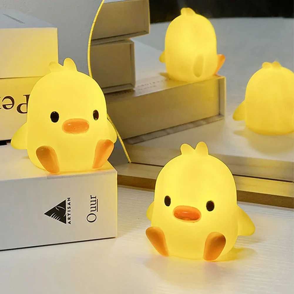 Animal Cartoon Duck Chicken LED for Soft Light Night Baby Children Kid Bedroom Decorative Lighting Home Decoration Moon Lamp XJ250725