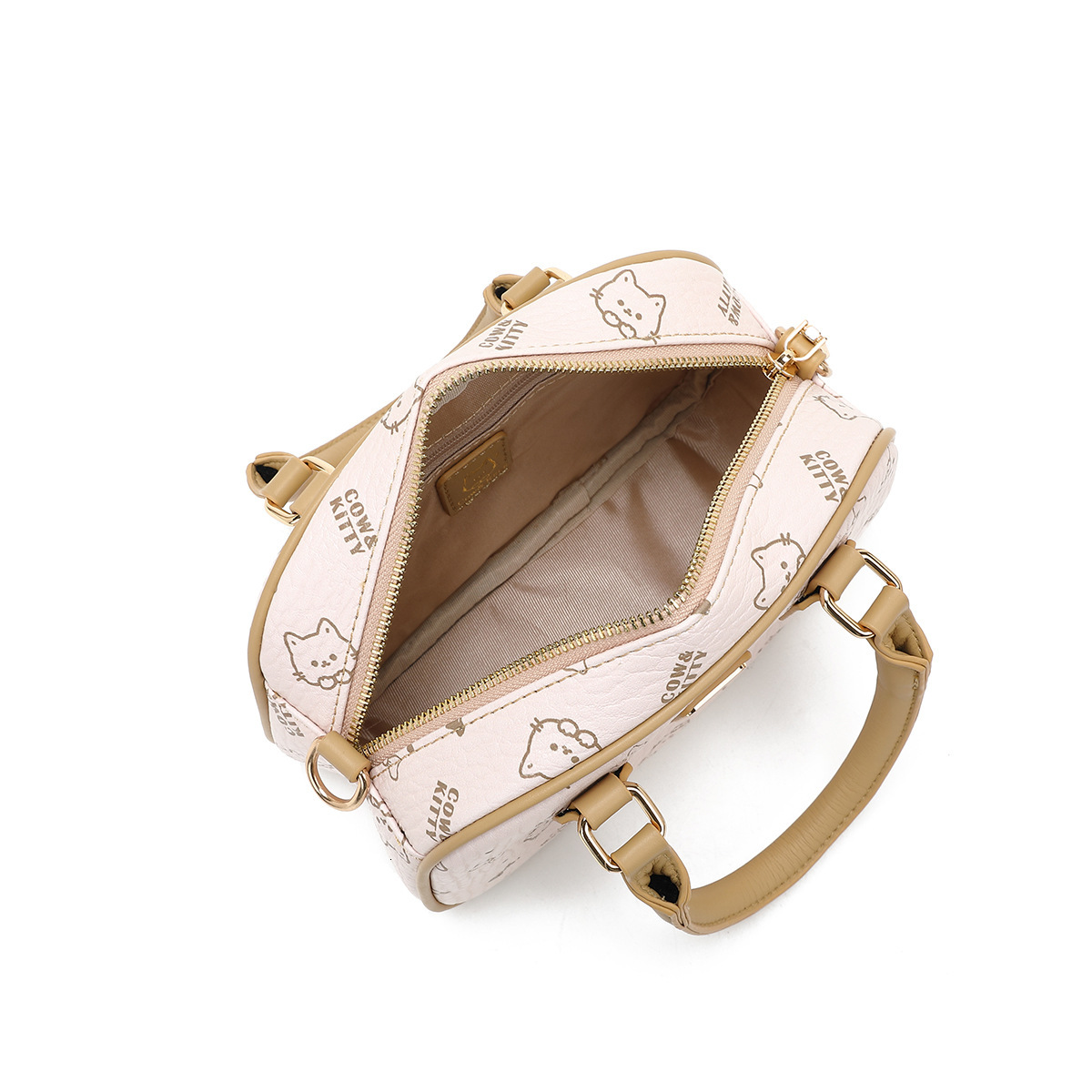 Fashionable Printed Handbag Elegant Women's Handheld Bowling Bag Free Shipping Designer Luxury New Shoulder Bag, Casual Cute Makeup Bag Phone Bag