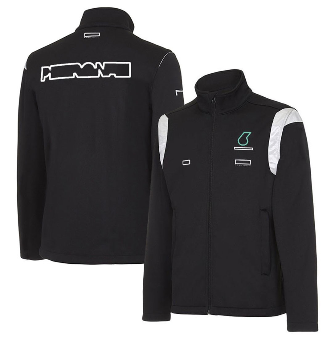 2025 F1 Team Full-length Zip Up Formula 1 Racing Men's Spring Autumn Fashion Driver Fans Windproof Jacket Warm Windbreaker