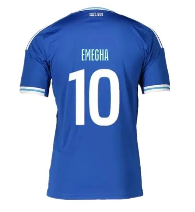2025 2026 Maillot RC Strasbourg Alsace soccer jerseys SAHI DION maillot de foot EMEGHA 25 26 NANASI SYLLA shirts BAKWA DIARRA DOUKOURE Men Kids Kits u