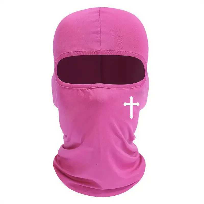 Cross printed Barak Lamian Noodles mask is moisture wicking and sweat wicking suitable for cycling hiking and tourism Z250725