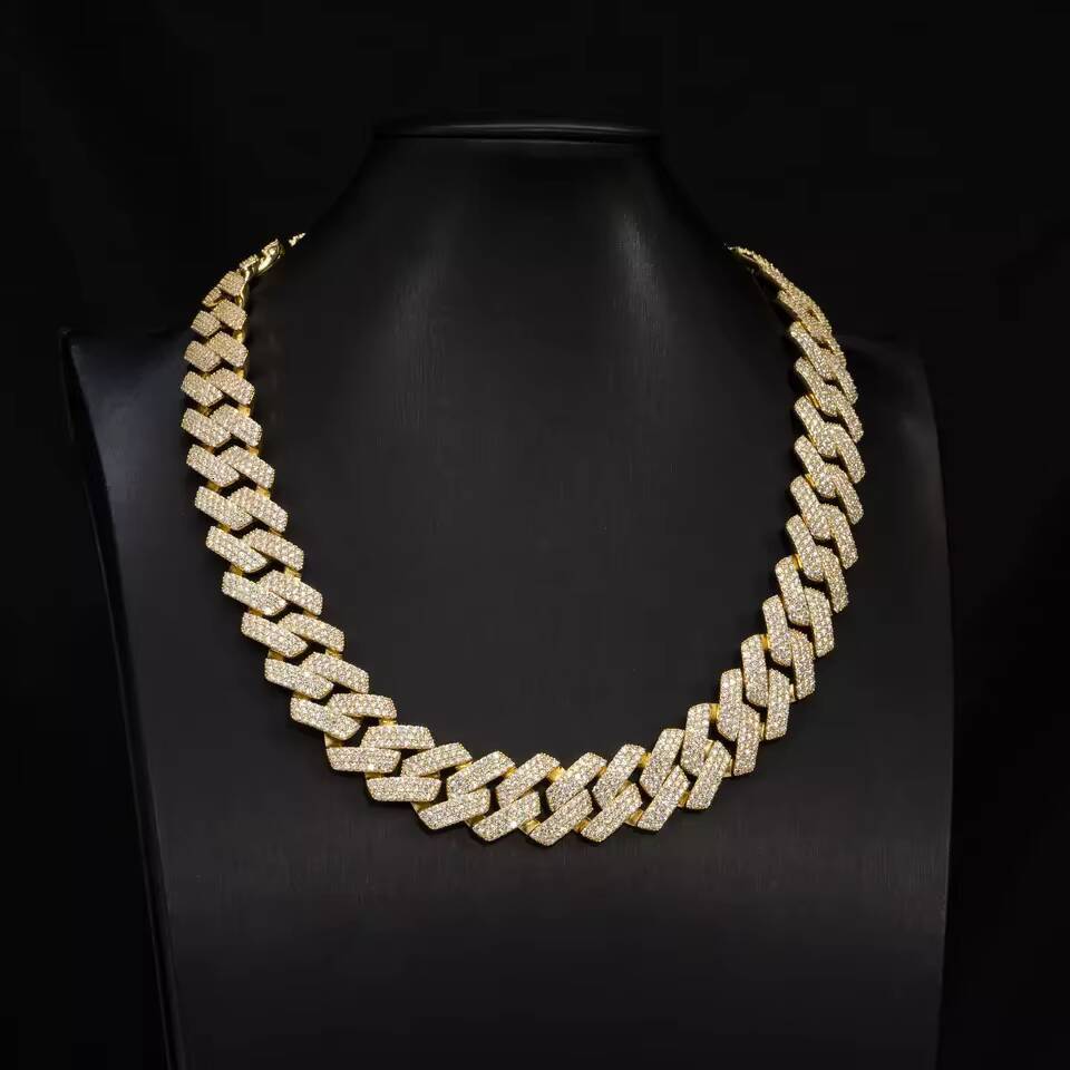 High Quality Customized Jewellery Cuban Chain Jewelry Necklaces 6mm-14mm Stainless Steel Rap Style Necklace