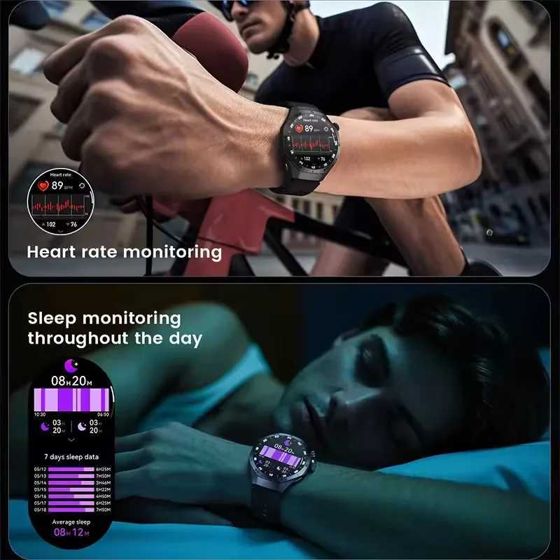 2025 New For Huawei GT5 Pro Smart Watch Men 1.52 AMOLED Screen GPS Trajectory Heart Rate Bluetooth Calls SmartWatch Waterproof X250726