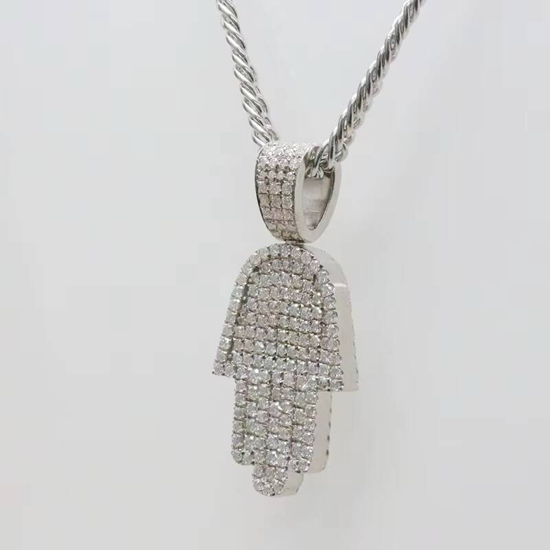 Paston Customized Jewelry Moissanite Hip Hop Figure Pendant Any Venue Available for Men Silver or Gold Available