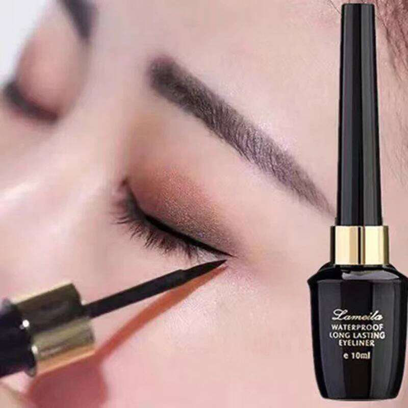 Long-lasting hard-tipped gel eye ultra-fine waterproof black liquid eyeliner pen X250726
