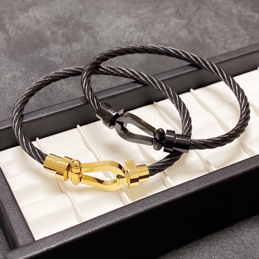 ADITA FORCE Chaine bangle for woman designer 18CM couple for man classic style Vintage highest counter Advanced Materials diamond with box 037