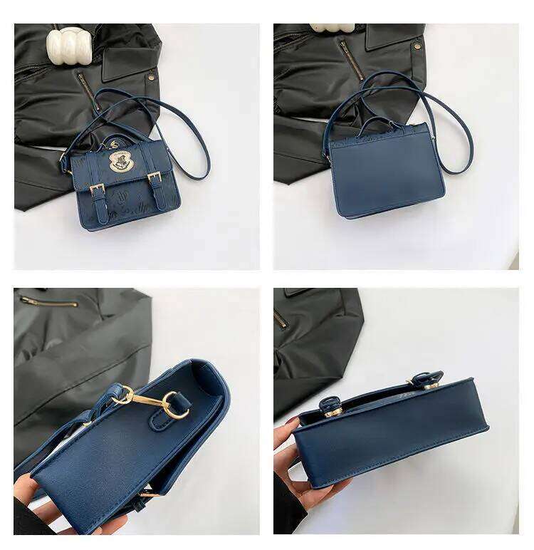 Potter Handbag Women PU Leather Hogwarts College Crossbody Vintage Fashion Cambridge Shoulder Bag for Girls