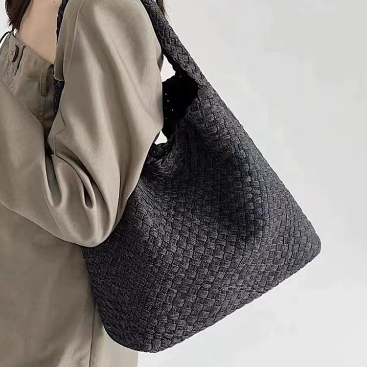 Snowflake Denim Large Capacity Women's Woven Bag Free Shipping Designer Luxury Shoulder Bag Tie Dye Handbag New Casual Shopping Bag