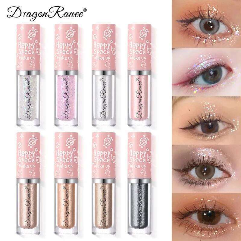 Glitter Highlighter Pearlescent Liquid Eyeshadow Eyeliner Silkworm Pencil Long-lasting Shiny Eye Makeup X250726