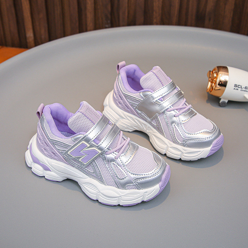 Children's shoes spring and autumn sports shoes in new boys' soft - soled all - match comfortable dad shoes girls' internet - famous trendy shoes