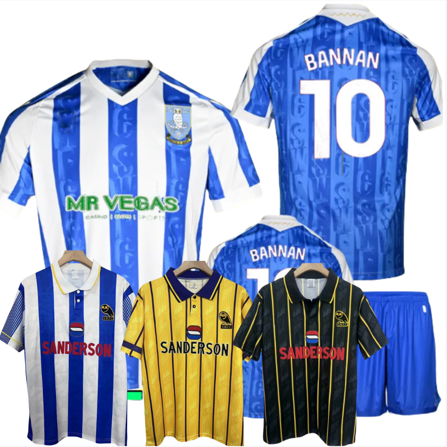 24 25 26 Sheffield Wednesday soccer jerseys 2025 Will Vaulks Callum Paterson Michael Smith Tyreeq Bakinson Mallik Wilks football shirts 93 94 95 retro jersey
