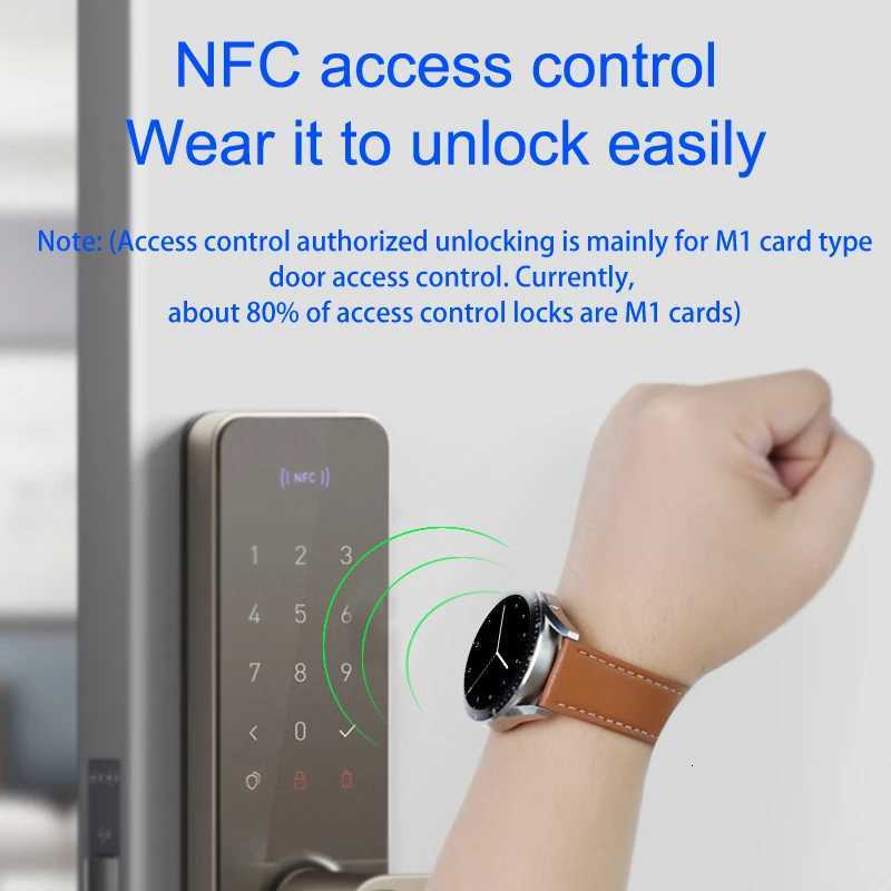 3S PRO Smartwatch NFC Access Control Metal Strap 1.28 Inch HD Touch Screen Bluetooth Calls Music Player Sports Fashion Men Watch X250726