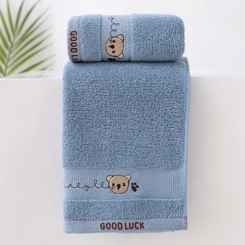 Baby Towels Cotton Bath Towel Face Washcloth Cute Cartoon Bear Hand Wipe Soft Children Kids born Bathing Handkerchief 250725