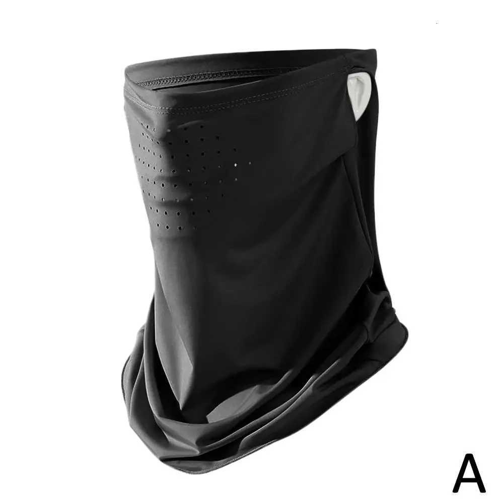 Unisex Face Scarf Breathable Silk UV Sun Protection Mask Soft Adjustable Anti Ultraviolet Thin For Summer Outdoor Activities Z250725