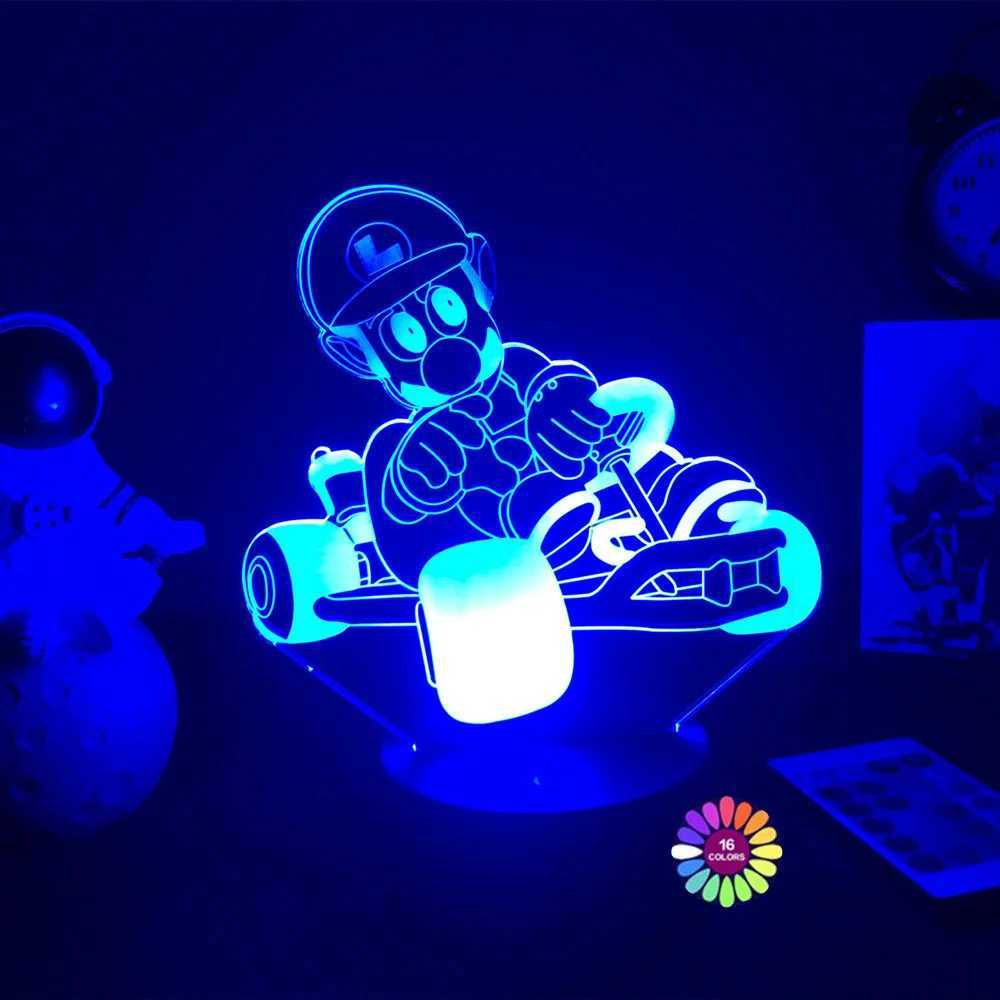 3D Illusion LED Night Light 16 Colors Gradual Changing Touch Switch USB Table Lamp for Holiday Gifts or Home Decorations XJ250725