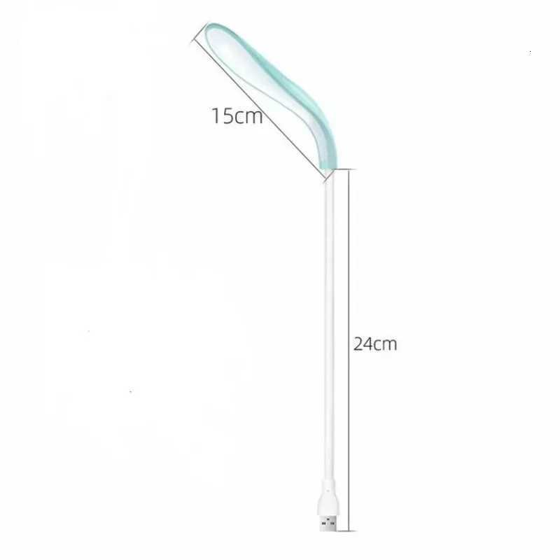 Portable USB LED Reading Light Flexible Goose Neck Night Lamp with Touch Sensor for Bedroom Office Study Keyboard Computer Use XJ250725