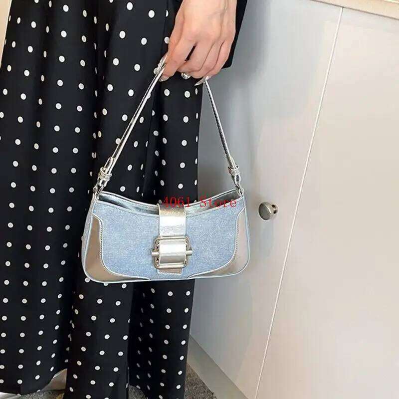 Fashion Shoulder Bag For Women PU Leather Crossbody Purse With Adjustable Strap