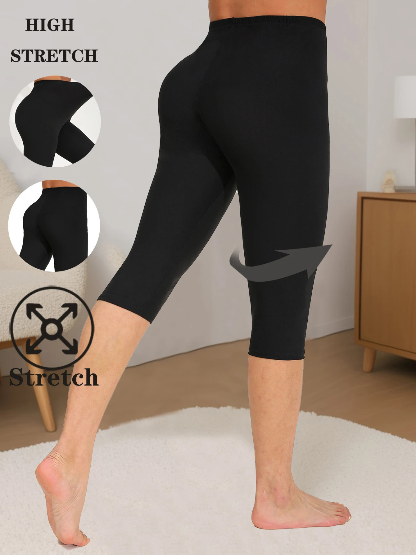 CUHAKCI Spring Summer Fashion Sharpened Womens Leggings Sexy Simple Pure Color Seven Pants Stretch Fitness Athletic Yoga 250725