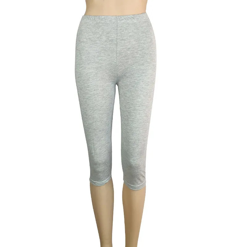 Woman High Waist Yoga Pants Large Size Leggings Tummy Control Workout Casual kneeLength 250725