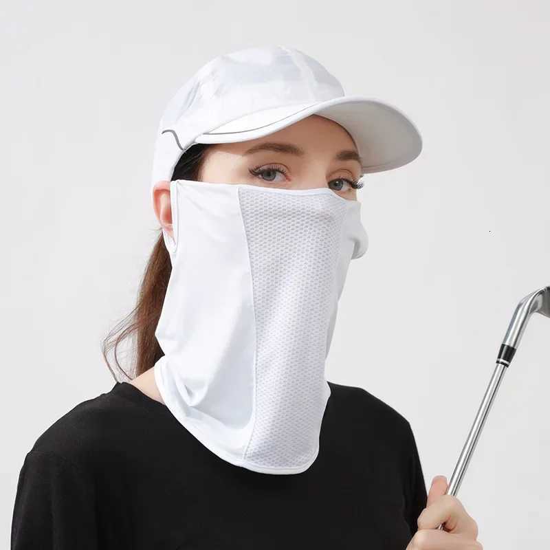 Silk UV Face Scarf for Women Men Sun Protection Neck Cover Breathable Sports Mask for Golf Cycling Outdoor sun screen Z250725