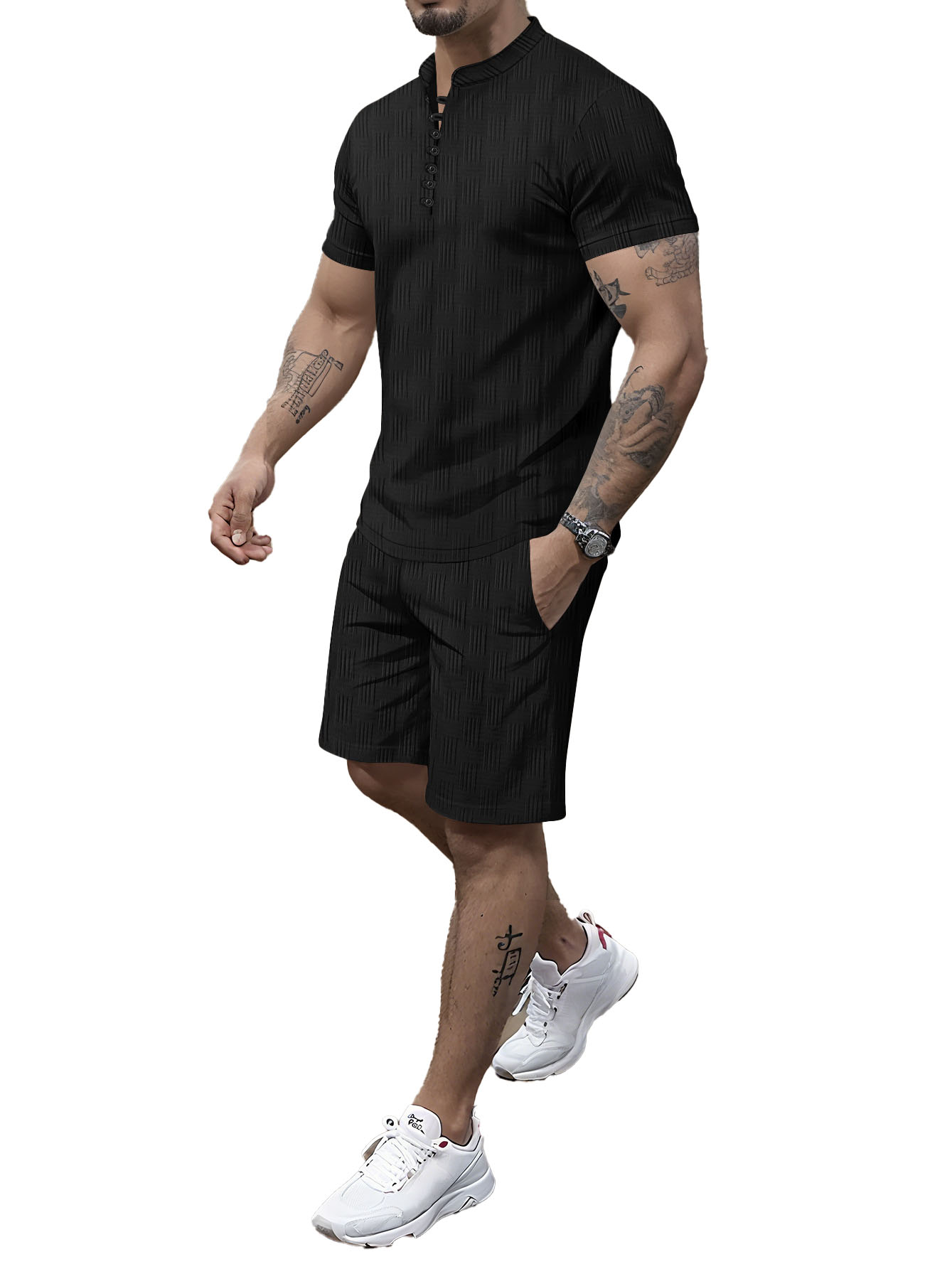 Designer High quality designer shorts tracksuits mens short man tracksuit shirts loose comfortable fashion popular new style 2 pcs sets