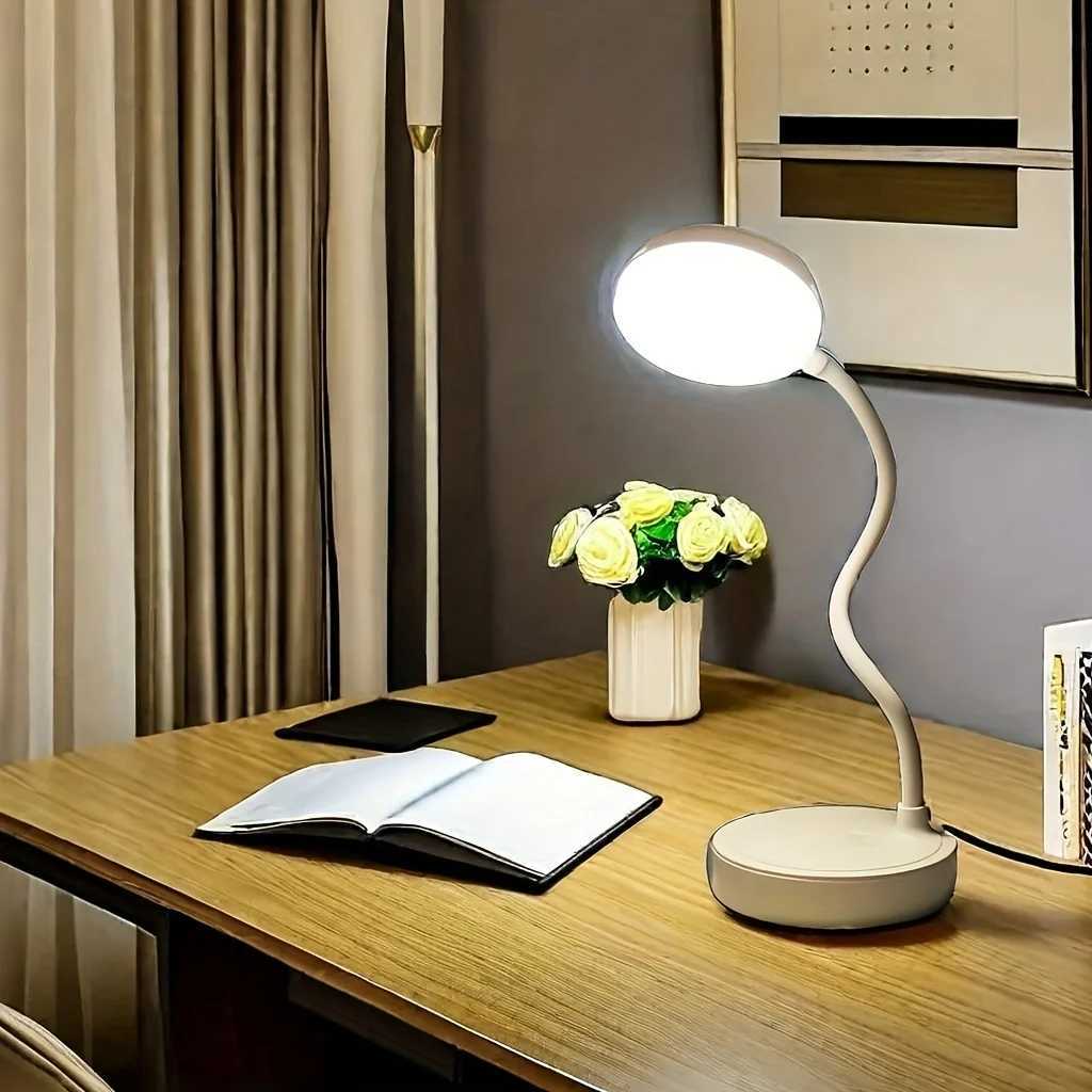 Table Lamp USB Plug Bedroom Bedside Table Lamp Foldable for Study Lamp Office Work Lamp Portable Mini Desk Lamp Reading Lamp XJ250725