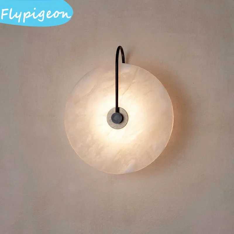 Nordic Marble Wall Lamp Modern LED Dimmable Wall Light for Tea Room Bedroom Restaurant Living Room Lighting Fixtures Decor Lamp XJ250725