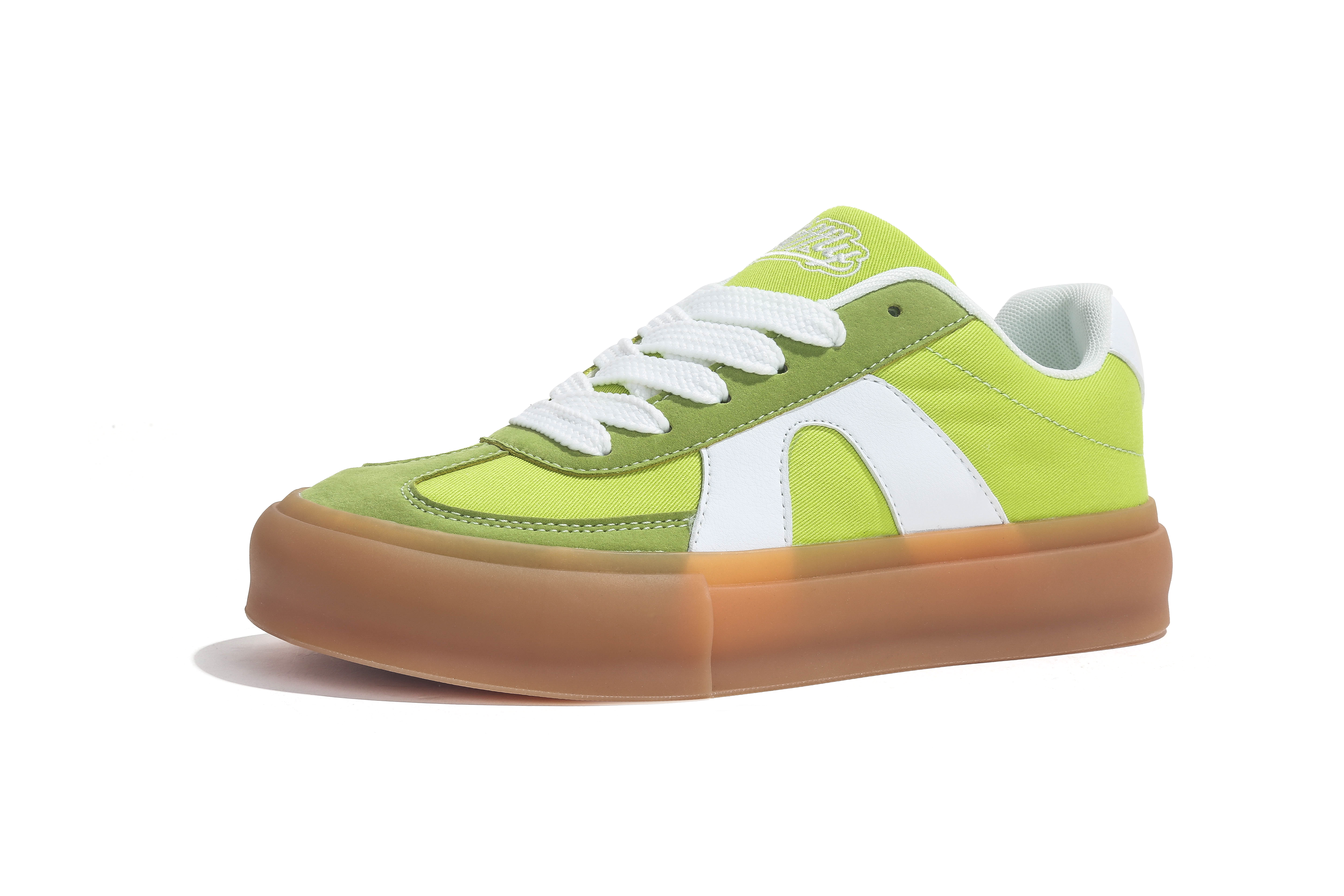 Jifffly red German training shoes for women 2025 new summer vintage versatile thick sole high-top commuter student plimsolls