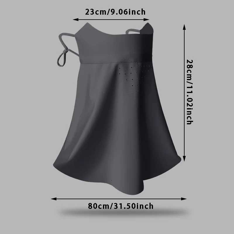 Outdoor Sunscreen Golf Sun Proof Silk Bib Men Women Collar Fishing Solid Color Riding UV Protect Neckline Mask Summer Z250725