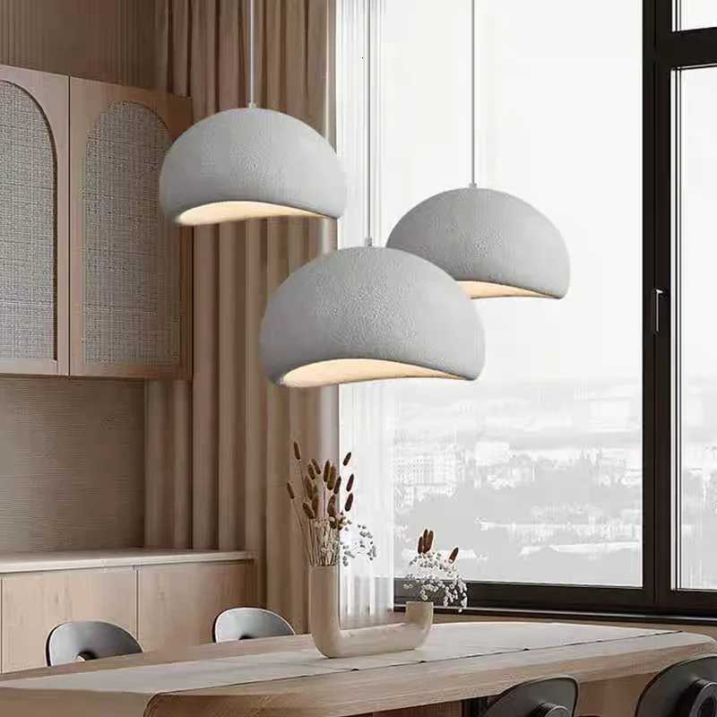 Modern Handmade Wabi Sabi E27 Ceiling Chandelier Lustre Home Decor Interior Restaurant Pendant Light Living Room Bedroom Fixture XJ250725