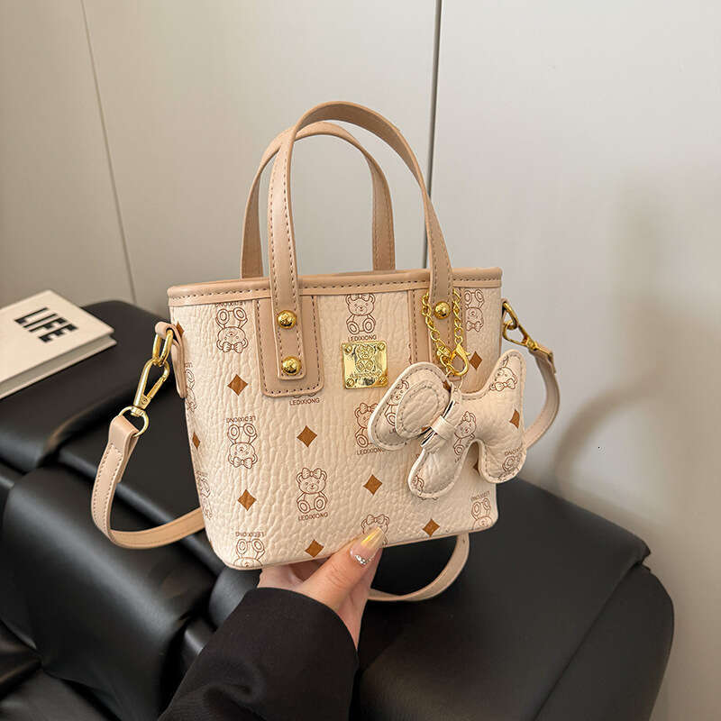 Trendy Handbags 2025 New Y2K Fashion Versatile Shoulder Women's Printed Bucket Crossbody Bags