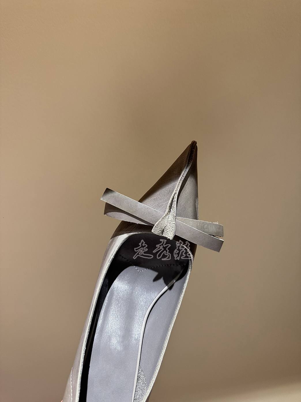 Fashionable High-End Ins Style British Vintage Bow High Heel Shoes for Women 250726