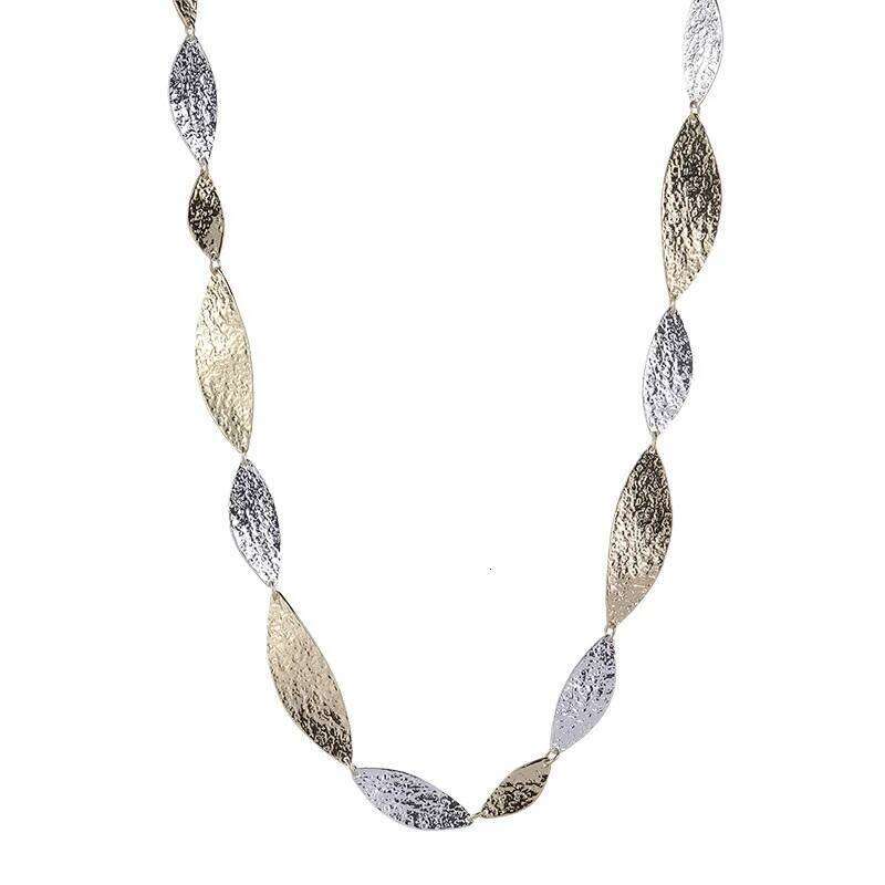 Kaseakia Irregular Geometric Alloy Statement Women's Long Necklace Sweater Chain Fashion Jewelry Accessories