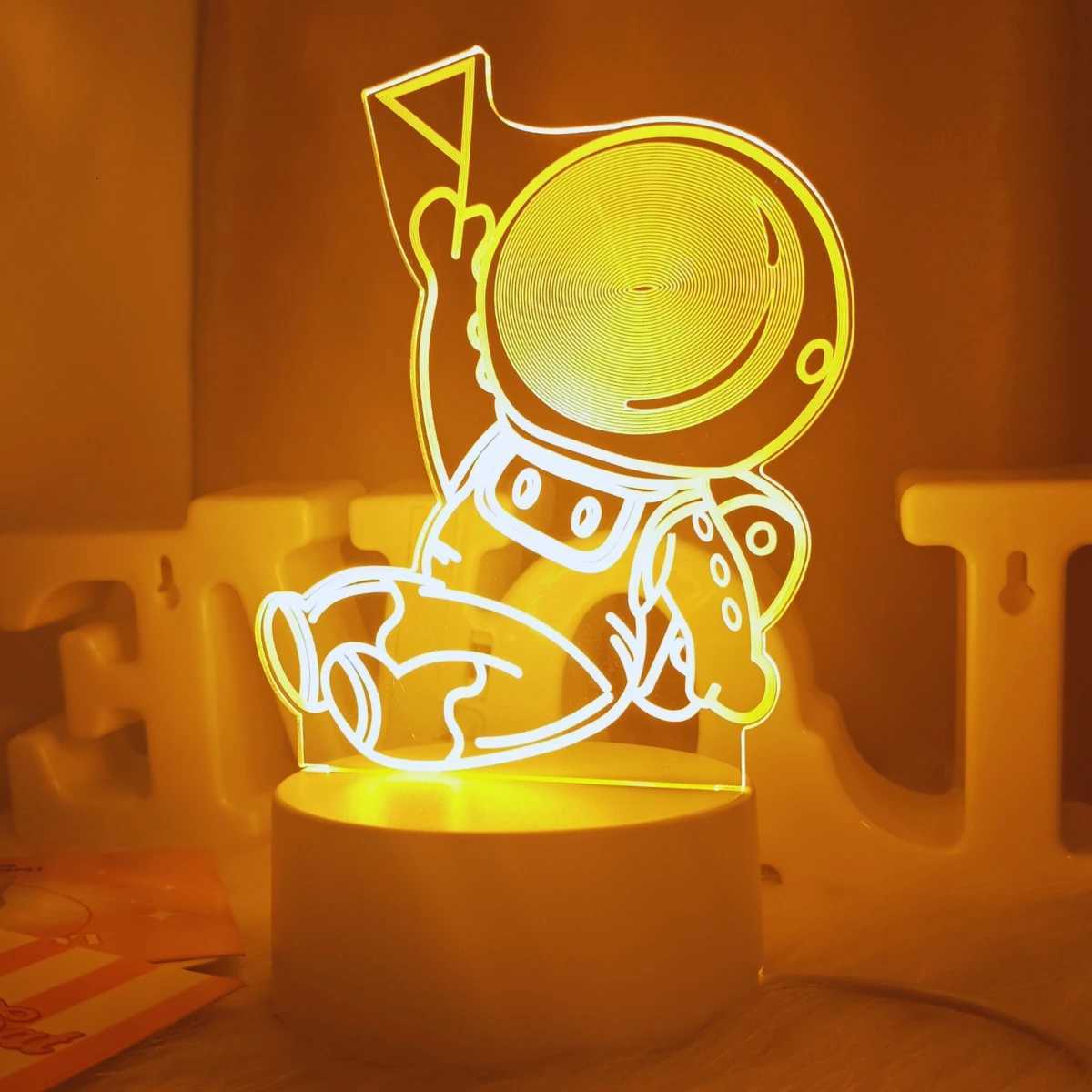 3D Astronaut USB Night Light for Bedroom Living Room Decorative Light Desk Lamp XJ250725