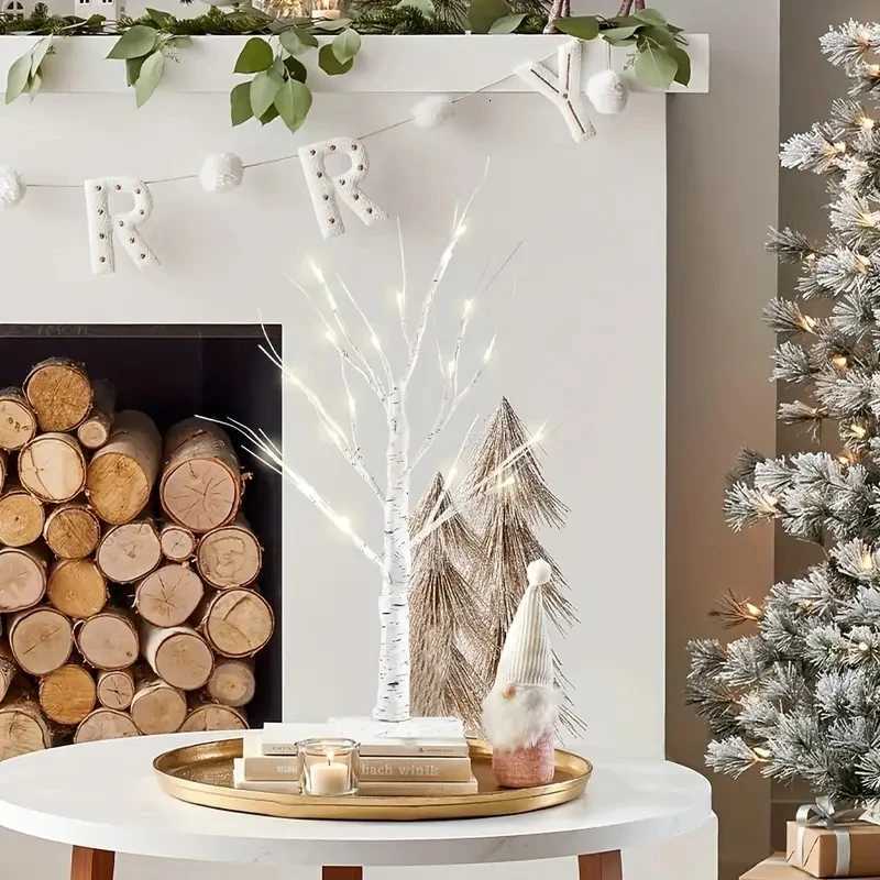 24 LED Easter Twinkling Tree Fairy Light Birch Tree Branches 3AA USB Powered Tree Lamp For Party Bedroom Christmas Decoration XJ250725