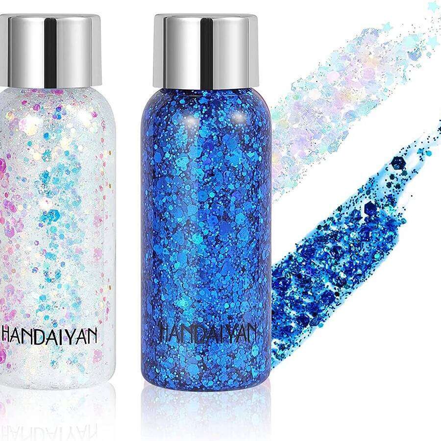 Liquid Glitter Sequins Eyeshadow Highlighter 9 Colors Long Lasting Shimmer Face Body Hair lti-pose Makeup Stage Cosmetics X250726