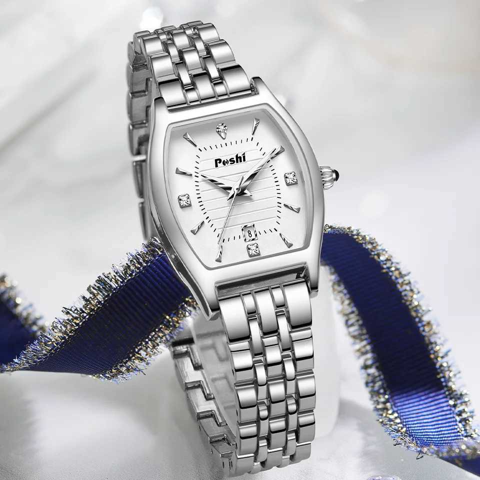999 Watch For Women Fashion Elegant Lady Wristwatch Quartz Watches Alloy Strap With Date Clock X250726
