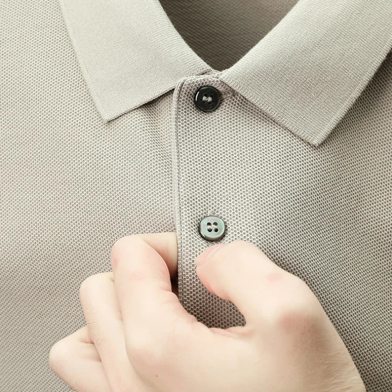 100% Cotton Mens Polo Shirt - Summer Casual Breathable Tee 19 Colors Ideal for Golf and Sports Business Casual Silk-Like Finish 250725