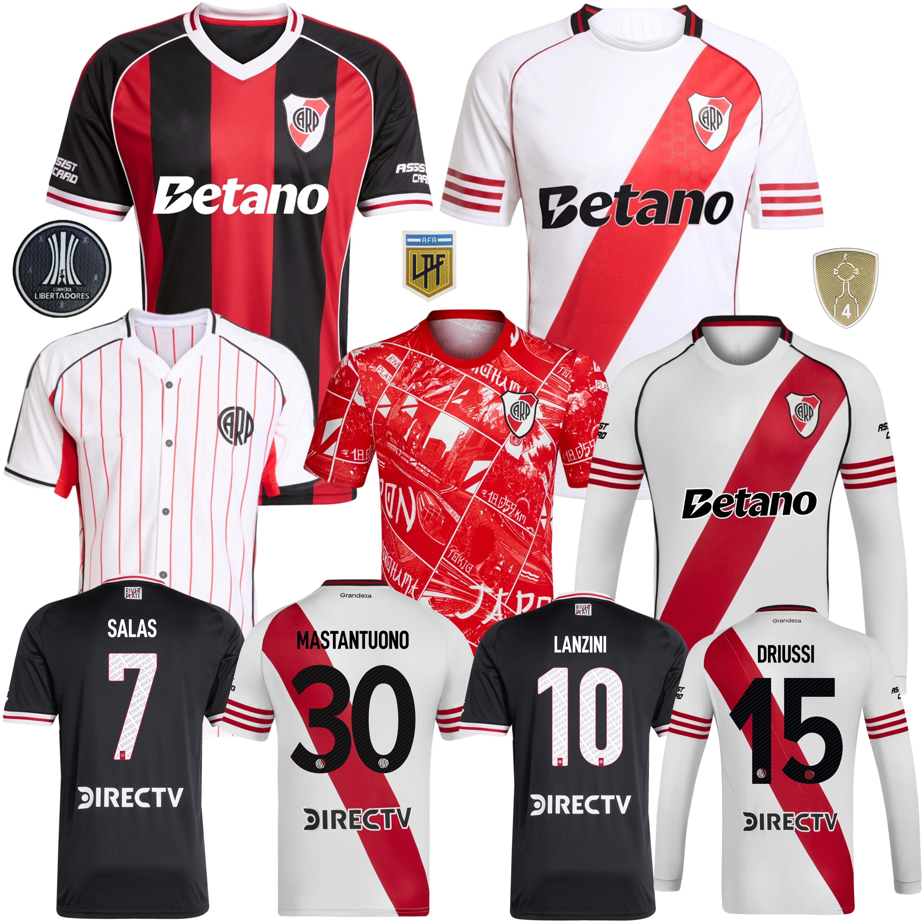 2025 2026 River Plate soccer jerseys Mastantuono home away 3rd LANZINI FERNANDEZ BORJA Salas LIBERTADORES football shirts