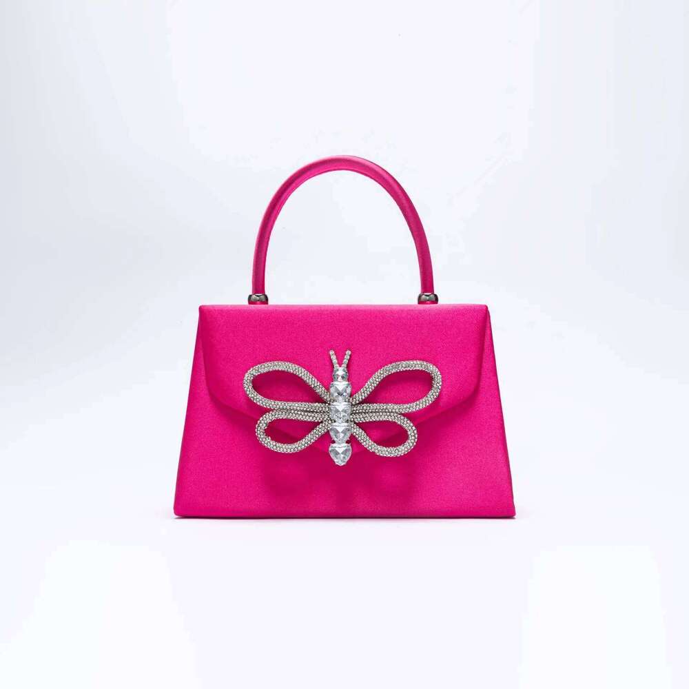 Fashion High Design Rhinestone Handheld Evening Bag Women's Prom HandBag Wedding Party One Shoulder Clutch Wallet