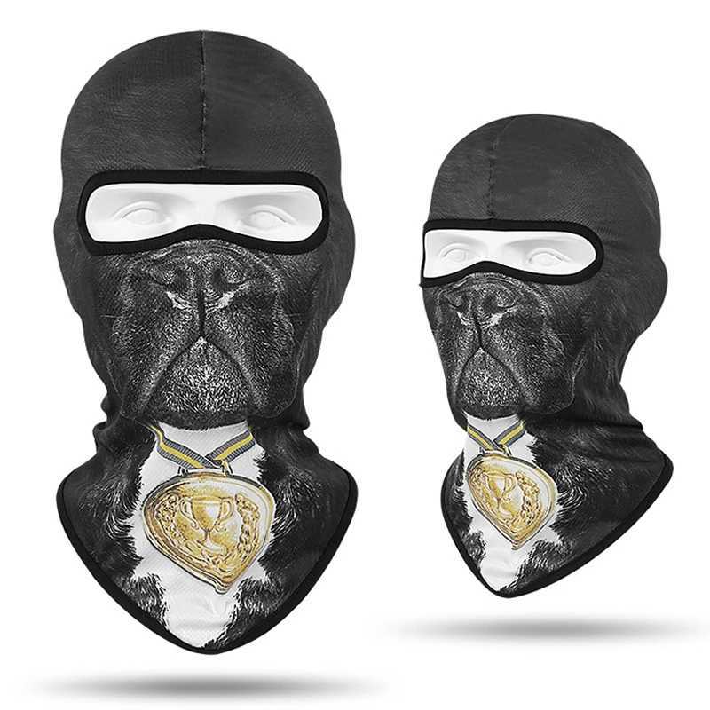 Animal Print Balaclava Kids Mascarillas Children Neck Warmer Gaiter Face Shield Outdoor Cycling Skateboard Ski Full Face Cover Z250725