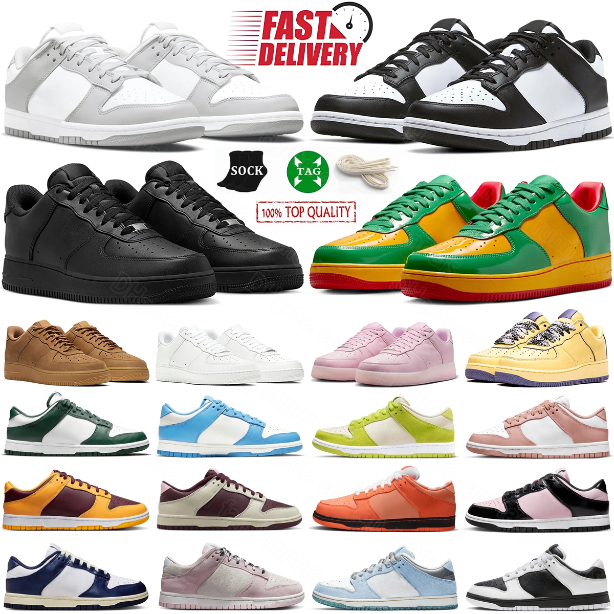 free shipping one shoes designer sneakers classic 1 trainers utility white black wheat spruce aura pastel men women outdoor sneaker hotsale