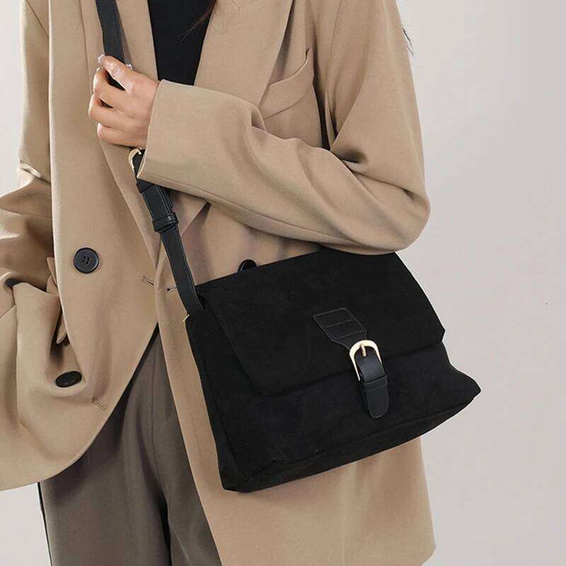 Vintage Underarm Shoulder Bag Fashion Faux Suede Shoulder For Women Crossbody Bags Designer Handbags And Purses