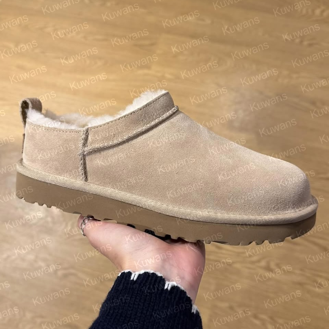 Designer Classic Micro Boots Snow Boot Ultra Mini Winter Ankle Short Women Men Fur Sheepskin Tasman Tazz Chestnut Sand Black Fall Boot